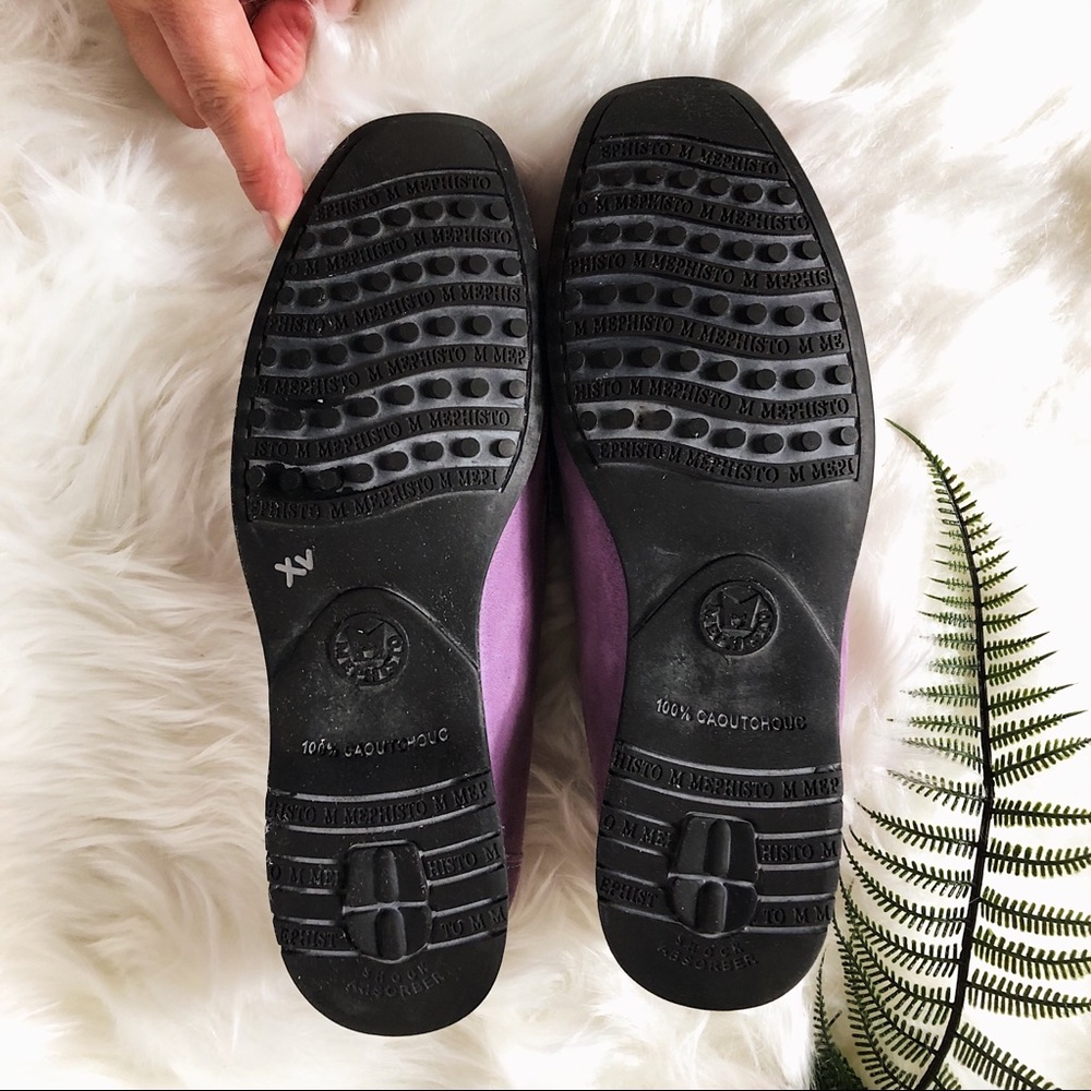 Mephisto Lavender Suede Loafers - Picture 3 of 8